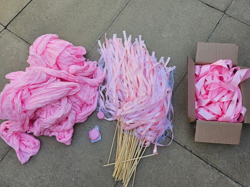 Pink wedding decoration - pink,