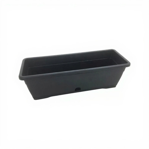 50cm window box - trough, grey