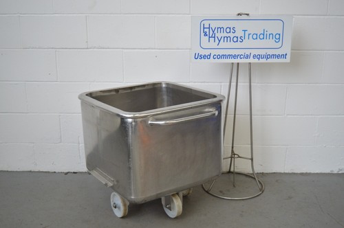 Stainless steel tote bin - stainless,