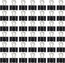 42Pcs Bulldog Clips 25Mm
