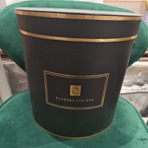 Single hat box - black, x