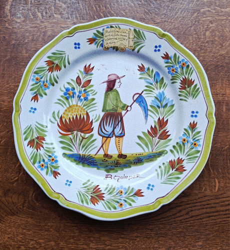 Quimper hand painted - hb,