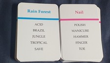 100 CARDS TABOO GAME 1990S