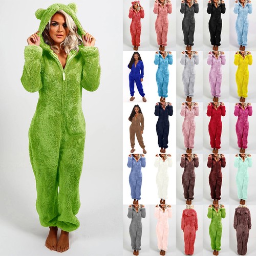 Women teddy bear hooded - women's,