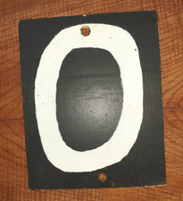 Hand made cricket scoreboard