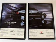 Framed Original 1993 Citroën ZX Volcane Magazine Advert Man Cave Wall Art Retro