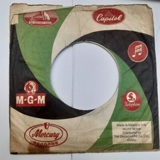 Records Original MGM Capitol Mercury  Company Sleeve 45rpm 7inch Record 7" disc