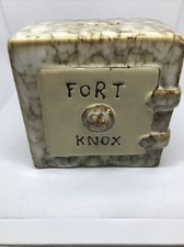 Fort Knox Ceramic Coin Bank No