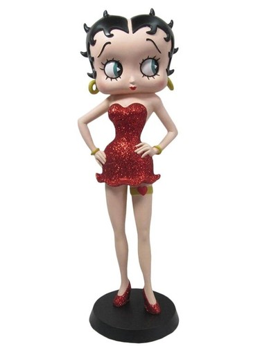 Betty boop garter red glitter - betty,
