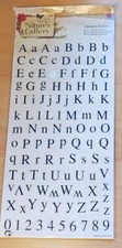 Papermania - Alphabet Stickers - Nature's Gallery - approx 15mm high