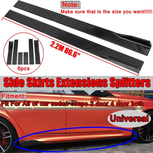 Car side skirt extension - 86.6",