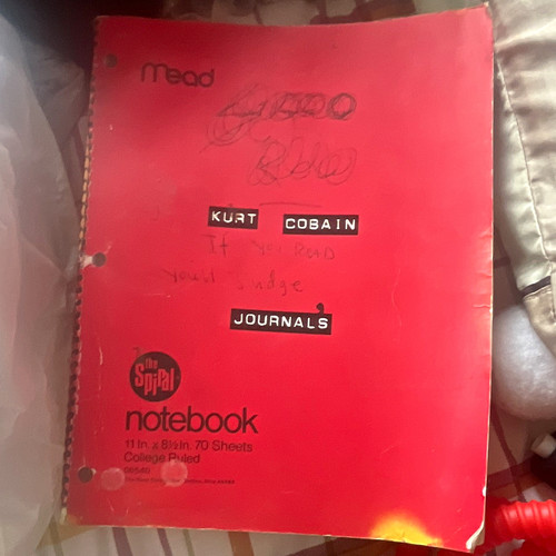 Nirvana kurt cobain journals - cobain,