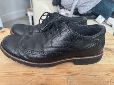 Rockport Men's Leather Shoes Black Size 10.5
