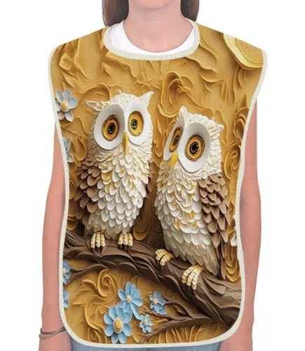 1pc owls linen - b2, adult