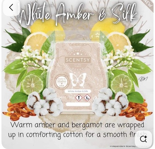 Scentsy rare white amber - scentsy,