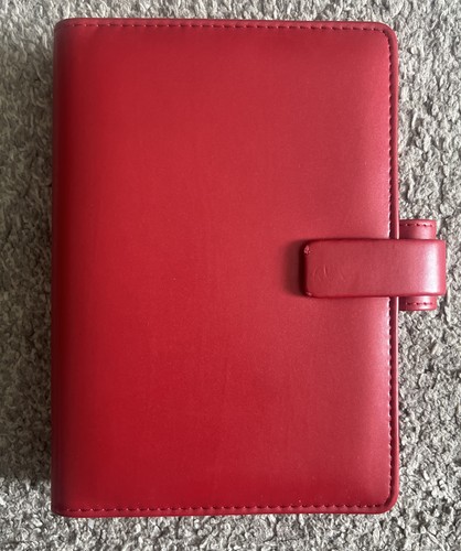 Filofax red metropol - red,