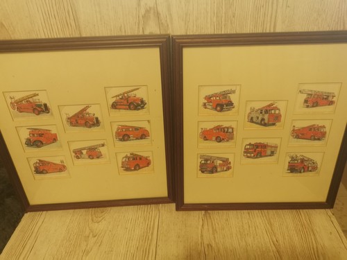 Framed fire engine cigarette - framed,