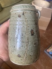 Studio Pottery Vase Impressed Mark JM John Mathieson