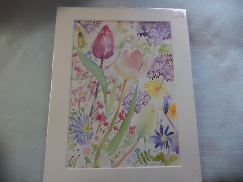 Vintage water colour - vintage, by