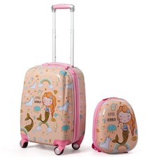 2 Pieces Kids Luggage Set 12"
