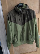 Nike Windbreaker Jacket Green two tone Size small reference 185