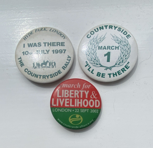 Countryside march badges - march,