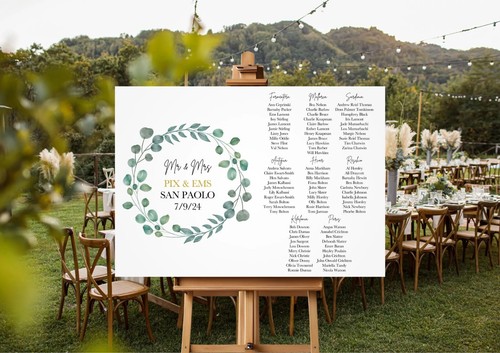 Wedding table seating - wedding, plan