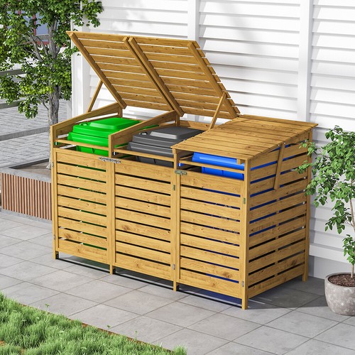 Outdoor triple wooden wheelie - outdoor,