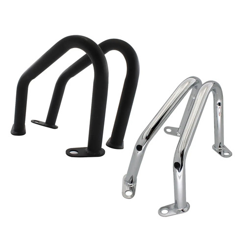 Black iron engine crash bars - iron,