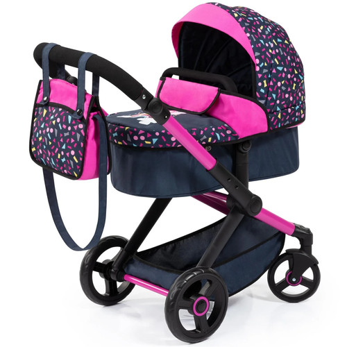 Doll pram bayer - doll, black
