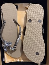 Uzuri Embellished Flip Flops