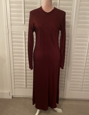 GHOST BURGUNDY SATIN BIAS CUT