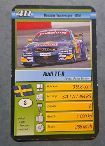 Audi single card - audi,