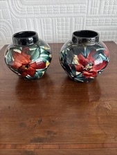Beautiful Pair Of Schramberg Pottery Vases 