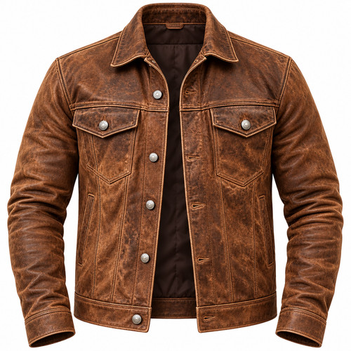 Men brown distressed - men’s,