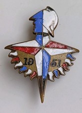 1951 Festival of Britain Badge Brooch. enamel brass. Souvenir 