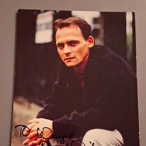 Television signed autograph - signed,