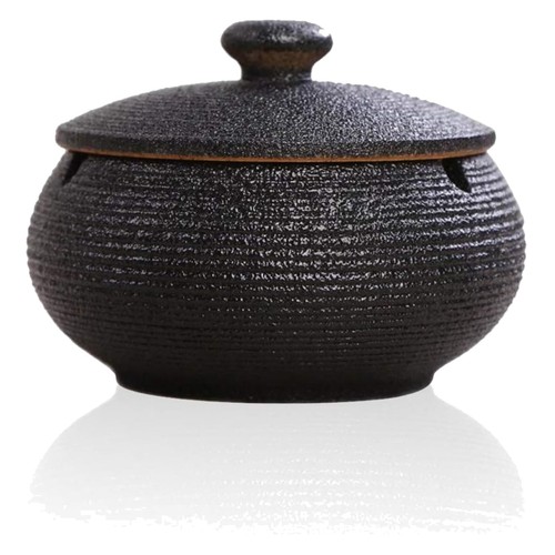 Glossy ceramic ashtray with - ashtray,