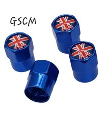 x4 Blue Union Jack Valve Dust