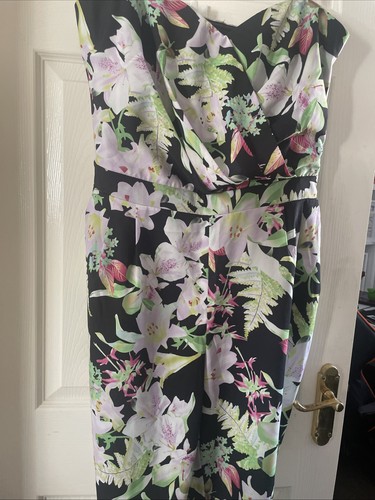 Lipsy floral jumpsuit size - lipsy,