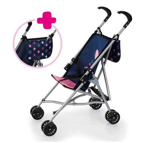 Doll pram with - doll, bag