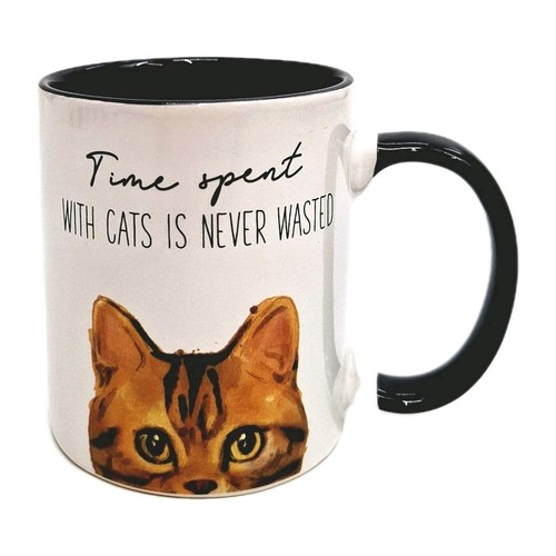 Mug time spent with - with, cats