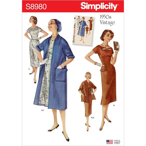 Simplicity 8980 sewing pattern - simplicity,