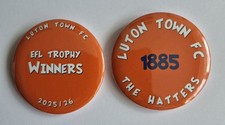 Set Of 2 Luton Town Button