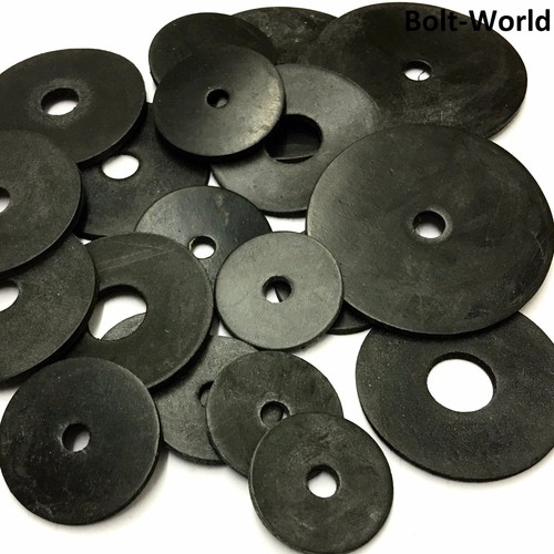 Black neoprene rubber penny - rubber,