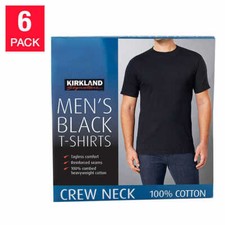  Kirkland Men's 6-pack Black