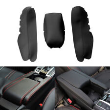 Synthetic Leather Center Console Armrest Box Cover For Honda Civic 10th 2016-17