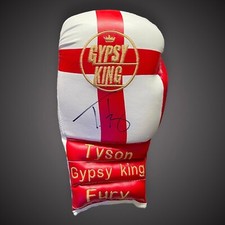 Gypsy King- Tyson Fury Hand Signed Boxing Glove £199 With COA 