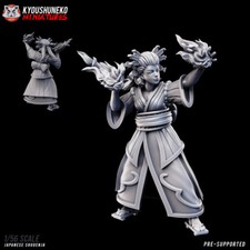 Japanese Shugenja, Fantasy Wargames Feudal Japanese Samurai Warrior Miniature