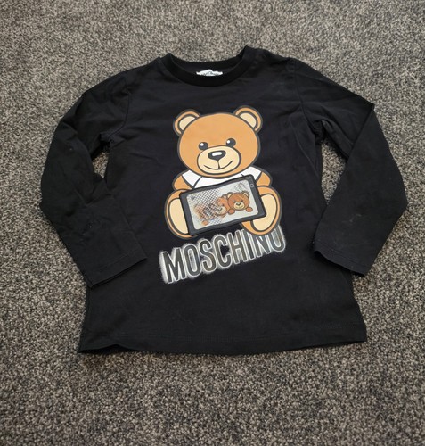 Black moschino long sleeve - , top